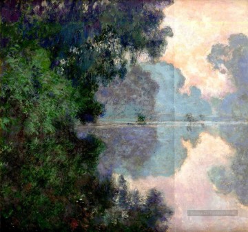  matin Tableaux - Matin sur la Seine près de Giverny Claude Monet